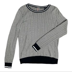Scotch & Soda black cream chevron zig zag sweater